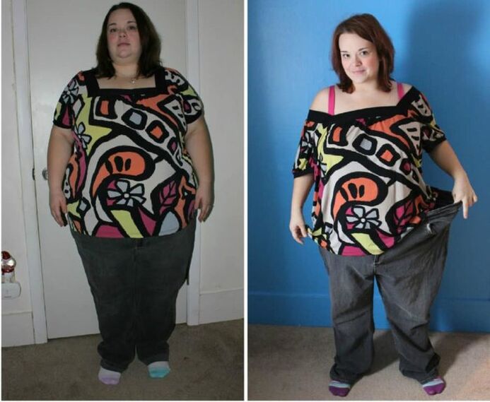 fotografia pohánkovej diéty pred a po nej 1