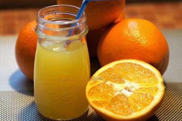 pomarančový džús na chudnutie